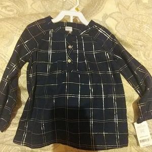 Girls plaid shirt size 3T